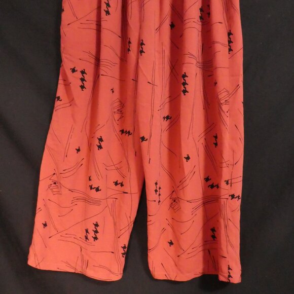 Handmade Loose Fit Abstract Print Lounge / Pajama Pants | 14 inch waist measured - Picture 7 of 16